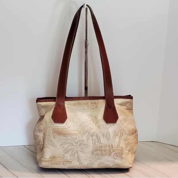 Brahmin | Copa Cabana Shoulder Satchel Bag Woody - Picture 5 of 9